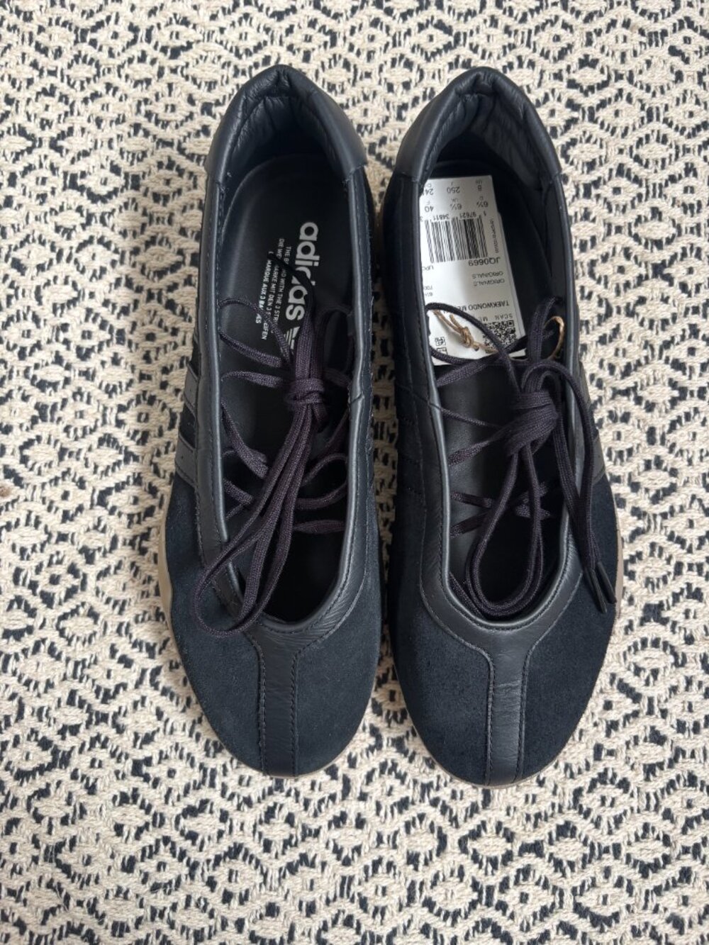 New, Adidas Taekwondo Mei Ballet Flat Core Black, size 8 US - Picture 2 of 4